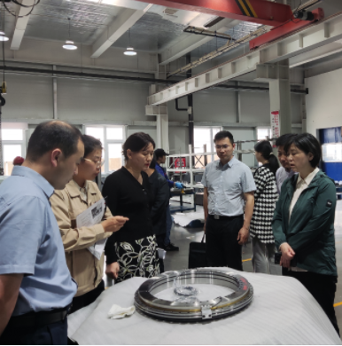 河南省科技廳黨組成員、副廳長陶曼晞一行實(shí)地調(diào)研洛陽鴻元軸承
